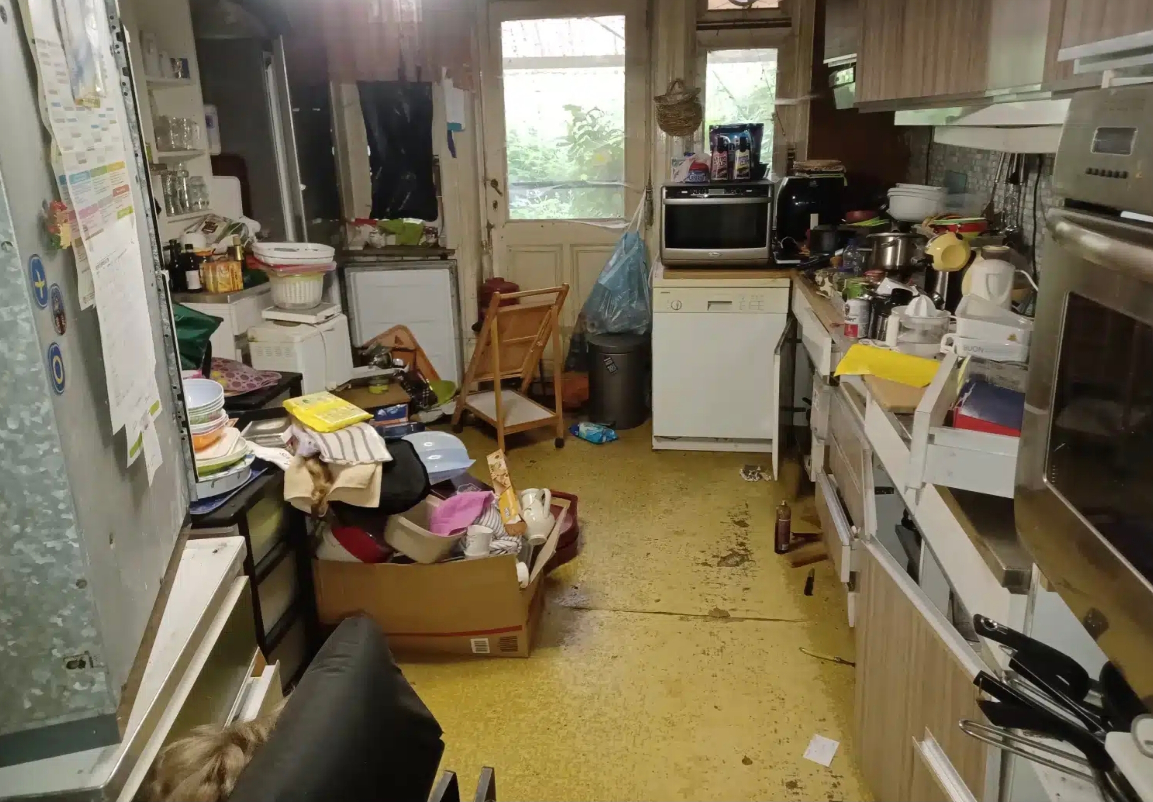 Icône représentant le débarras d'une maison